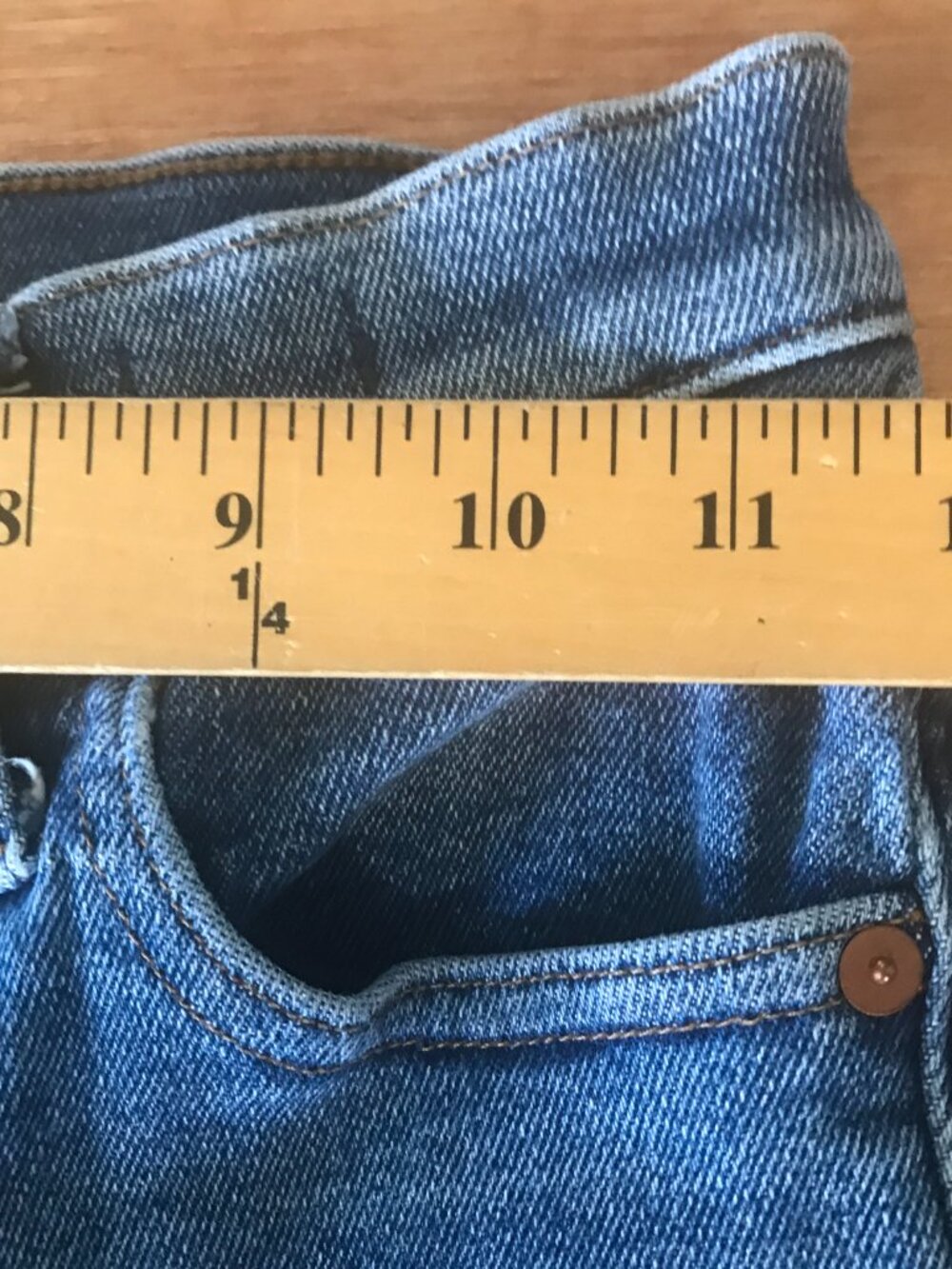 Madewell The Perfect Vintage Jeans Women 24 Blue Medium Wash Stretch Sculpting - Picture 10 of 13